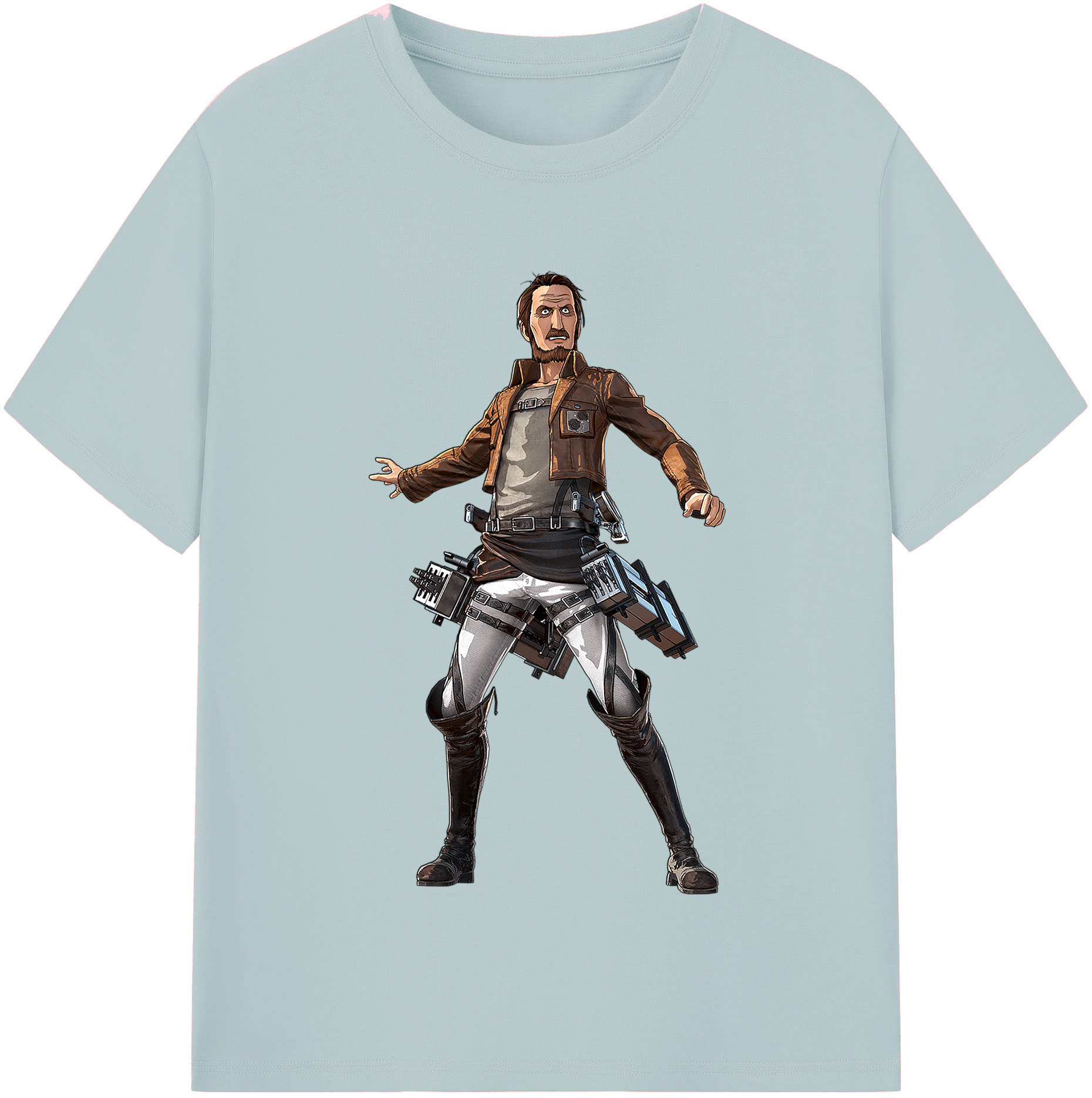 （画像用） 進撃の巨人 Attack on Titan 綿100％半袖Tシャツ（フロントプリント）